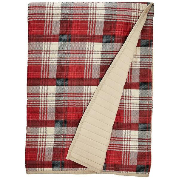 Woolrich Tasha Quilted Throw - Red WR50-1781